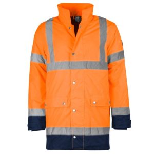 Signalizirajuća zaštitna Hi-viz jakna CLASSIC BS - naranđasto/plava