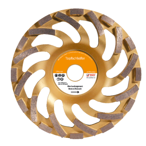 Dijamantna brusilica s izmjenjivim segmentom, beton/abraziv, premium